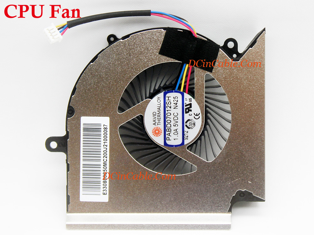 (image for) MSI MS-16U7 Laptop Fan CPU GPU Cooling Left Right Cooler Inside System Assembly - Free Shipping